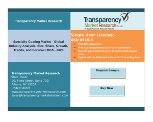 Specialty Coating Market Benefits from Stringent Regulations for Environmental Conservation