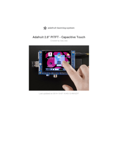 Adafruit 2.8 PiTFT - Capacitive Touch - Adafruit Learning System