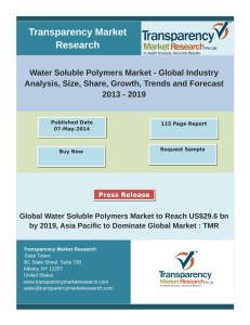 Water Soluble Polymers Market 