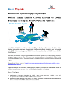 United States Mobile C-Arms Market to 2022 Business Strategies, Key Players and Forecast