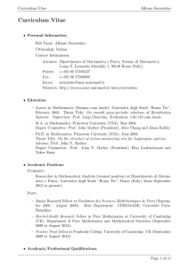 Your project title - Dipartimento di Matematica