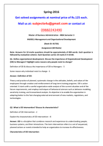 MU0011-Management and Organisational Development